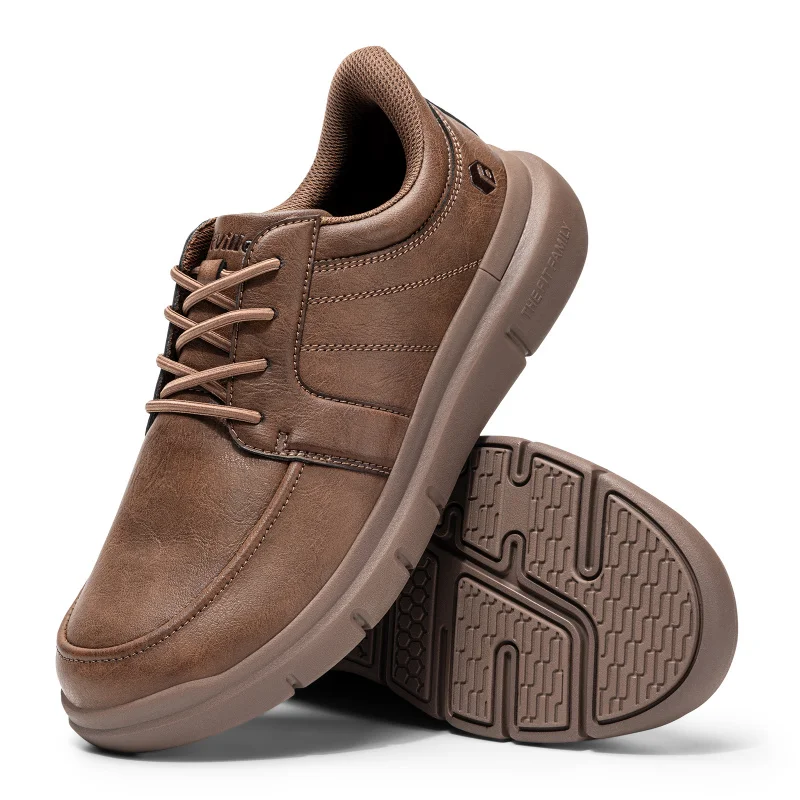 

Мужские легкие повседневные туфли-оксфорды FitVille без шнурков, деловые прогулочные кроссовки с поддержкой свода стопы