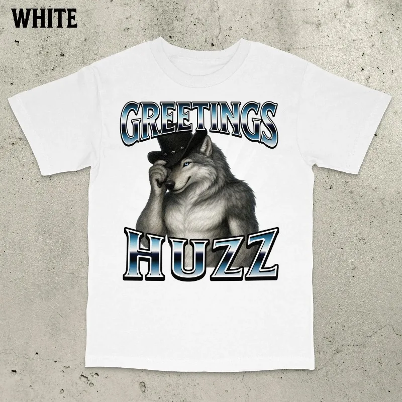 Greetings Huzz Meme Shirt, Cringe Alpha Wolf Shirt, Werewolf Memes, Gen Z Shirt, Alpha Wolf T-Shirt, Viral meme shirt