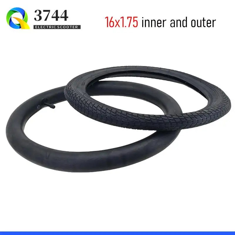 

16X1.75 (47-305) inner and outer tires for Wheel Folding Bicycle Tire for Anti-Slip Bike Tires for Single Speed Bike