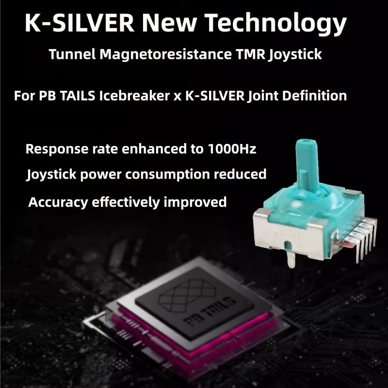 2 SZT. Elektromagnetyczny Joystick TMR JS16 do Kontrolera GAMESIR G8, Zamiennik, Szybka Reakcja Poprawiająca Doznania Gier G8 TMR