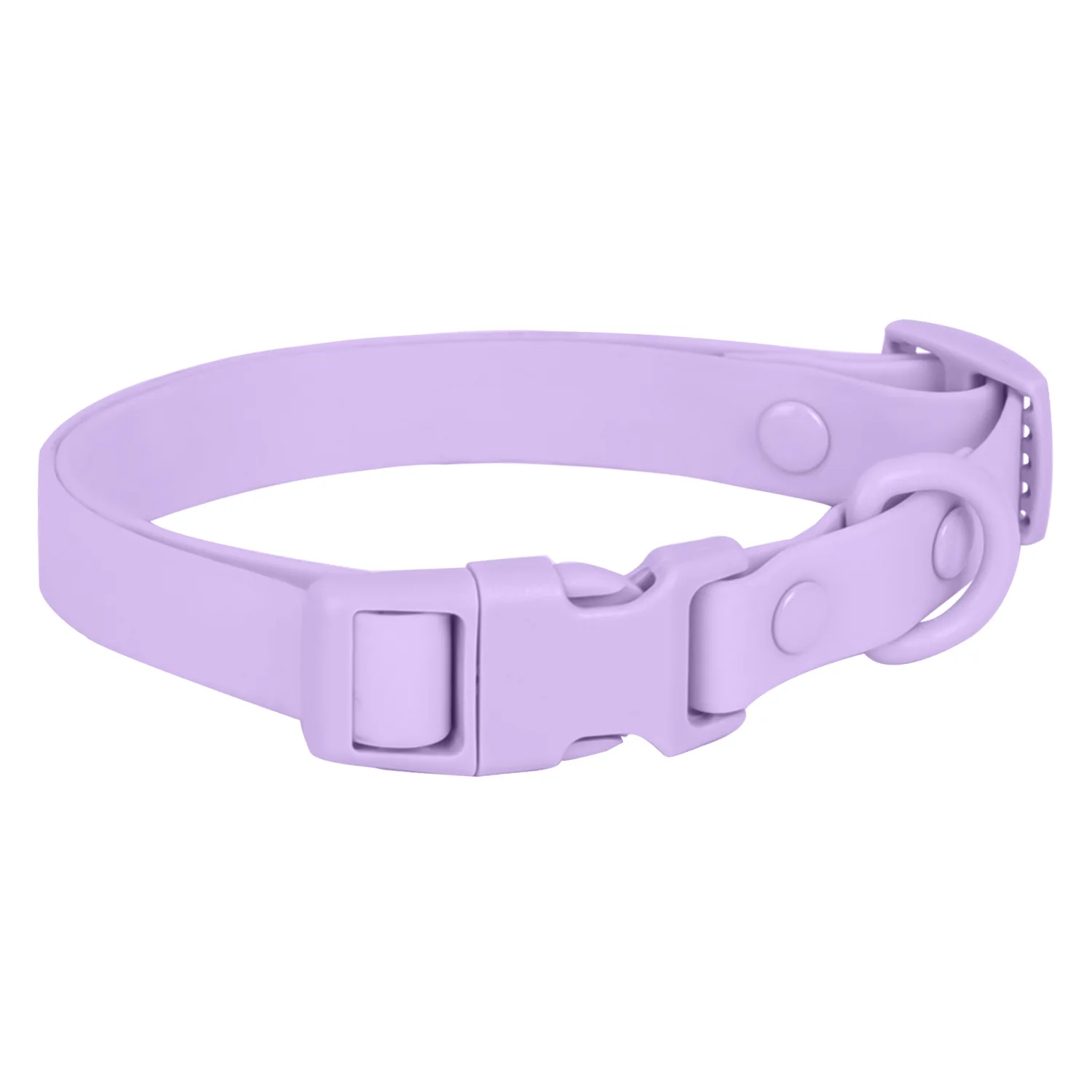 Neues Macaron-farbiges PVC-Hundehalsband, wasserdicht, schmutzabweisend, leicht zu reinigen, Haustierhalsband, verstellbares Halsband, Haustier-Hundehalsband – Detail 17
