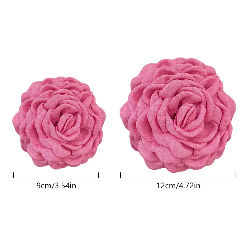 Rose Flower Hair Clip Claws Hair Crab Hair Barrettes Hairpins Women Summer Fashion Hair Accessories