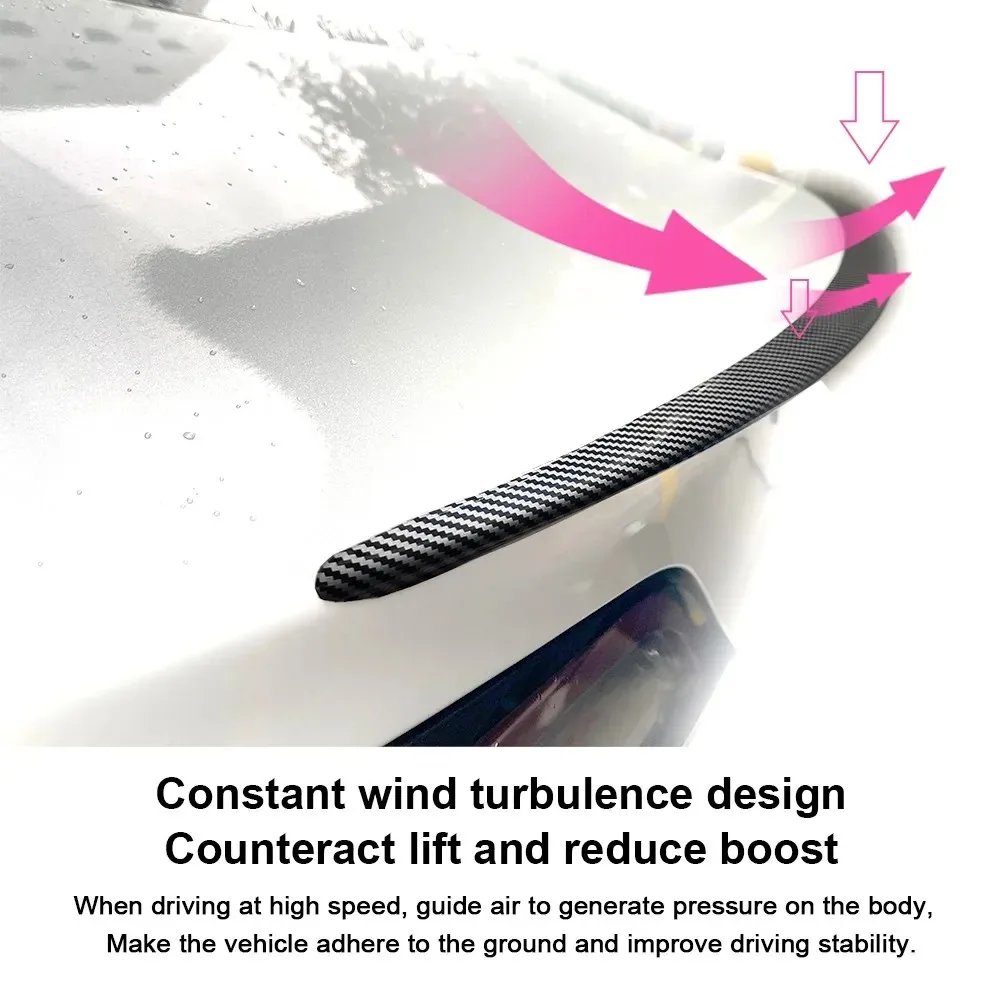 For Tesla Model Y 2023 ABS Carbon Fiber Wings Original High-performance Spoiler Model 3 2017-2023 Exterior Accessories
