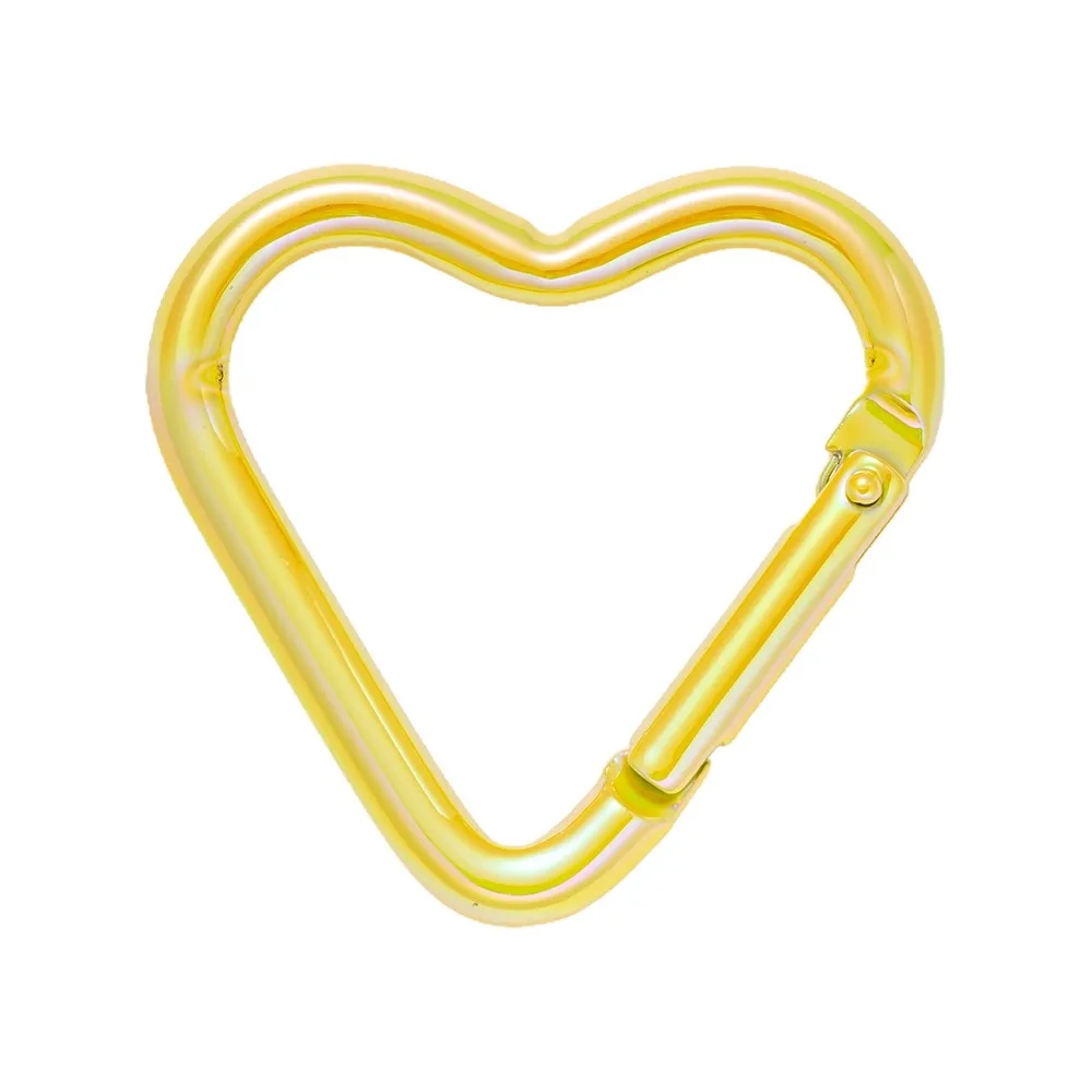 5 قطعة حلقة تسلق معدنية على شكل قلب مفتاح سلسلة كليب Keyrings هوك مشبك معلق DIY بها بنفسك المفاتيح مستلزمات صناعة المجوهرات النتائج #4