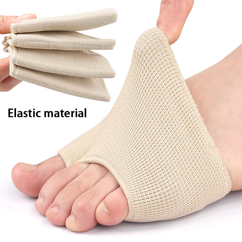 Cuscinetti per scarpe in silicone Cuscino per l'avampiede Solette ortopediche Uomo Donna Comode mezze solette Separatore delle dita Prodotti per la cura del piede
