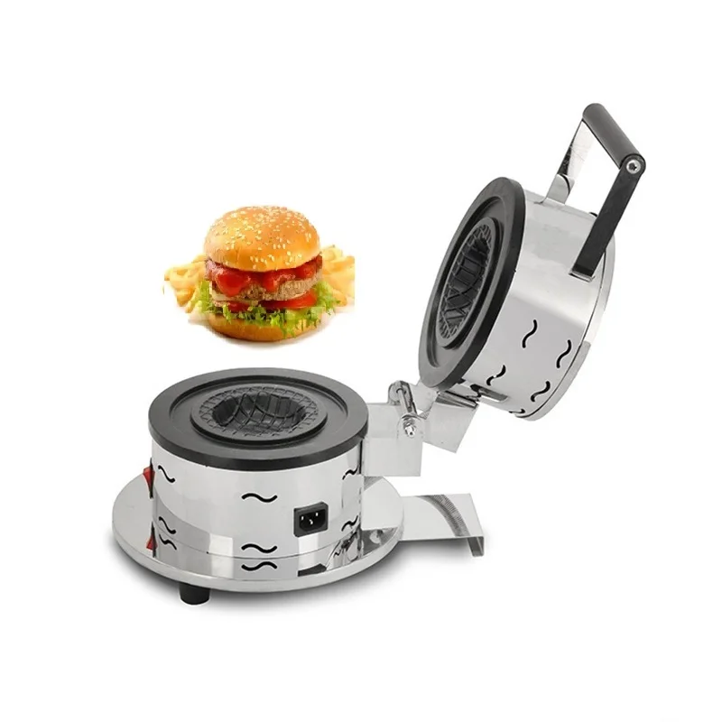 Hot Sale 220/110V Electric UFO Burger Waffle Machine Commercial Gelato Panini Press Machine