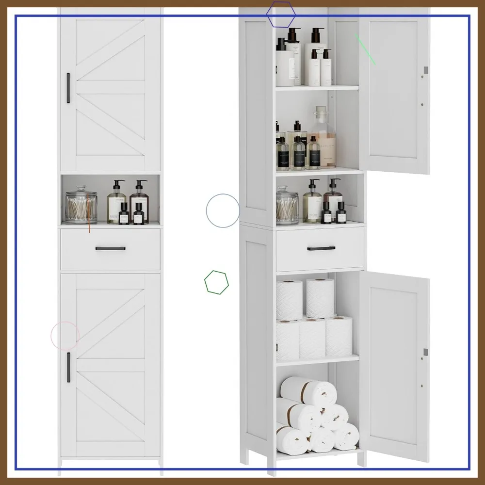 67" Tall Bathroom S…