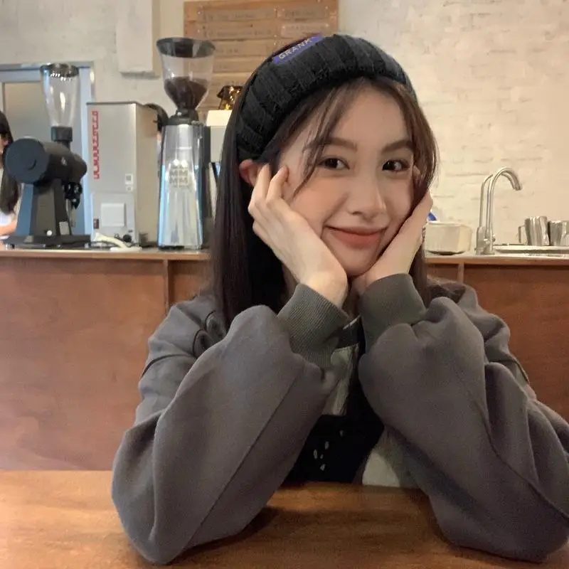 Femmes hiver large bandeau couleur unie tricoté chaud bandeau filles Punk élastique chapeaux sport bandes de cheveux accessoires