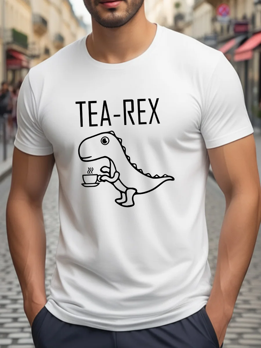White Short Sleeve T-Shirt with 