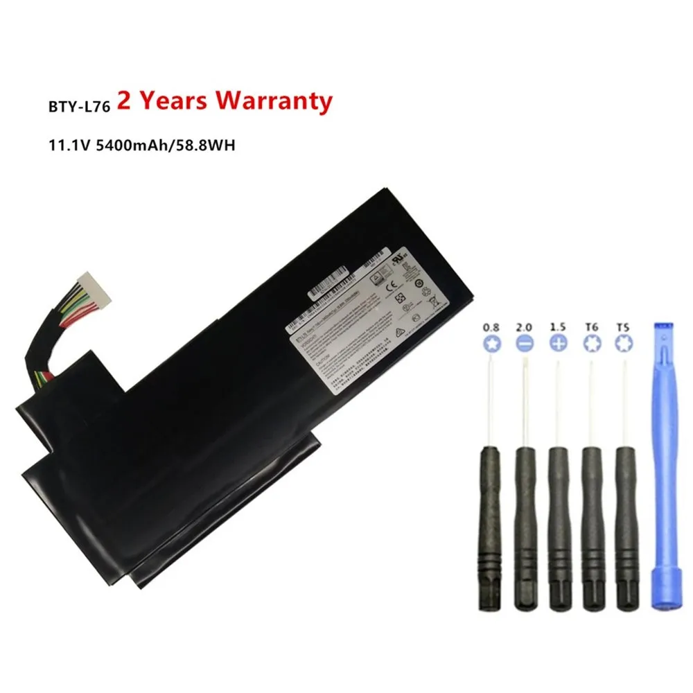 

ZNOVAY BTY-L76 Laptop Battery For MSI GS70 2OD 2PC 2QC 2PE 2QD 2QE GS72 MS-1771 MS-1772 MS-1773 MS-1774 MEDION X7613 MD98802 New