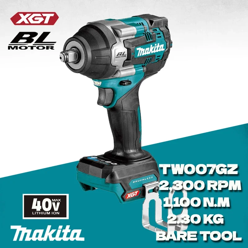 Makita 40V TW007GZ Impact Wrench Bare Tool 730N.m Rechargeable MAKITA 1/2\