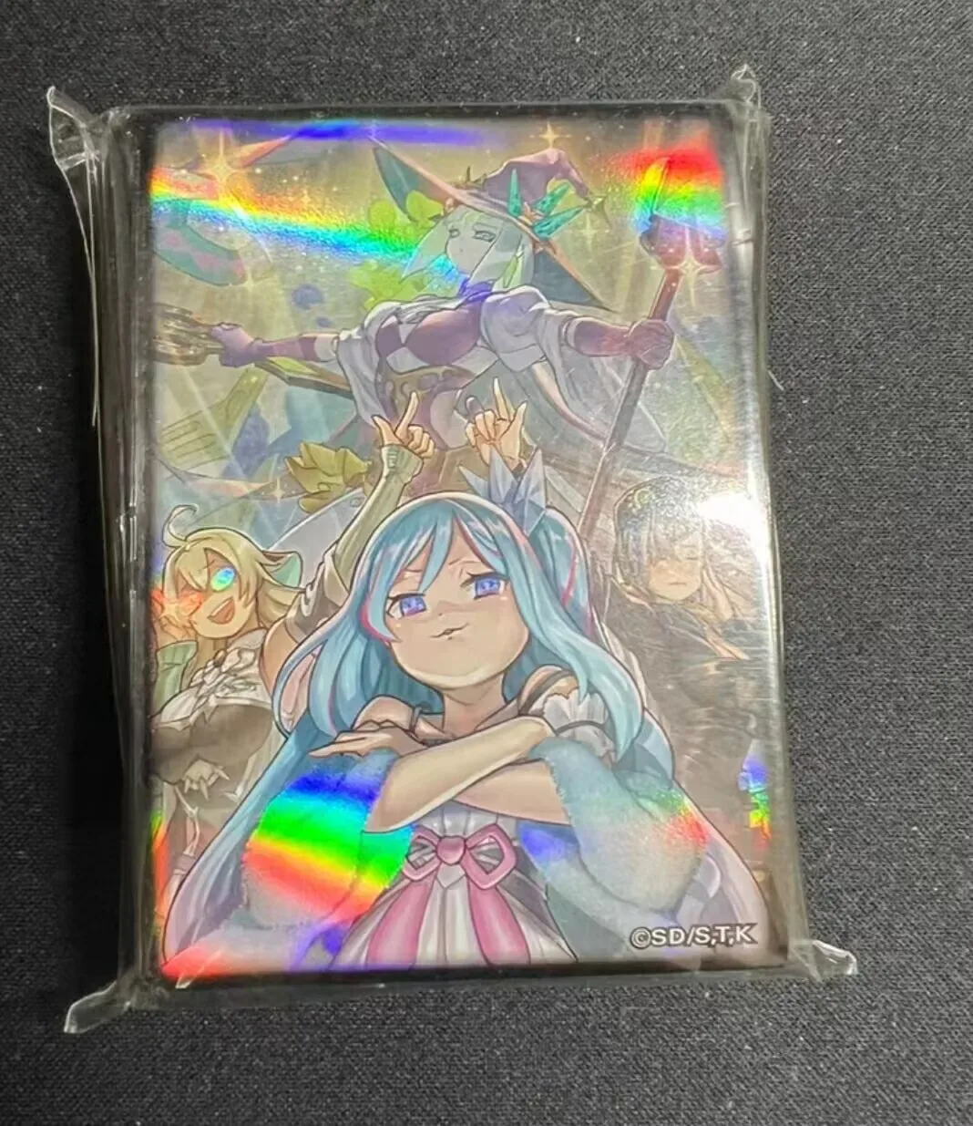 70Pcs Yugioh KONAMI Duel Monsters Witchcrafter Unveiling Official Collection Sealed Card Protector Duelist Sleeves