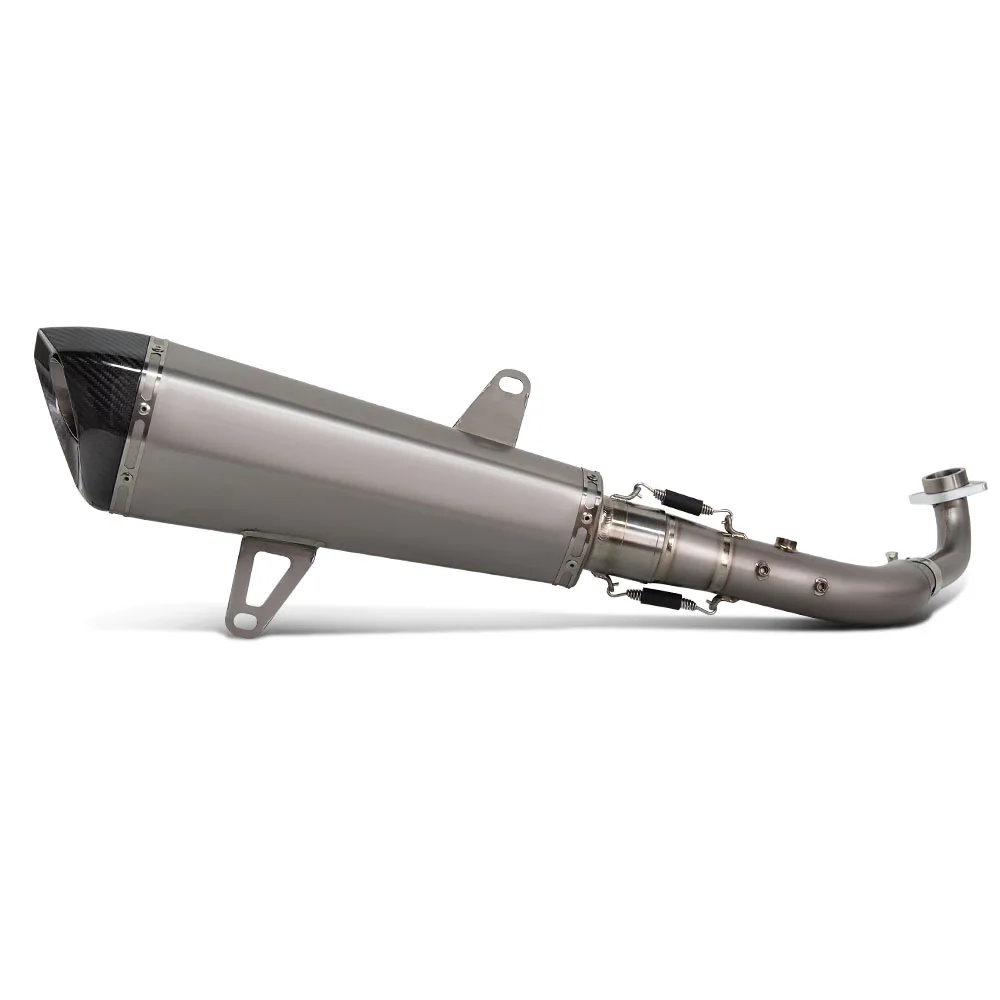Full Titanium Racing Exhaust Kit for XMAX300 Xmax xmax250 Full Exhaust System 2017-2024