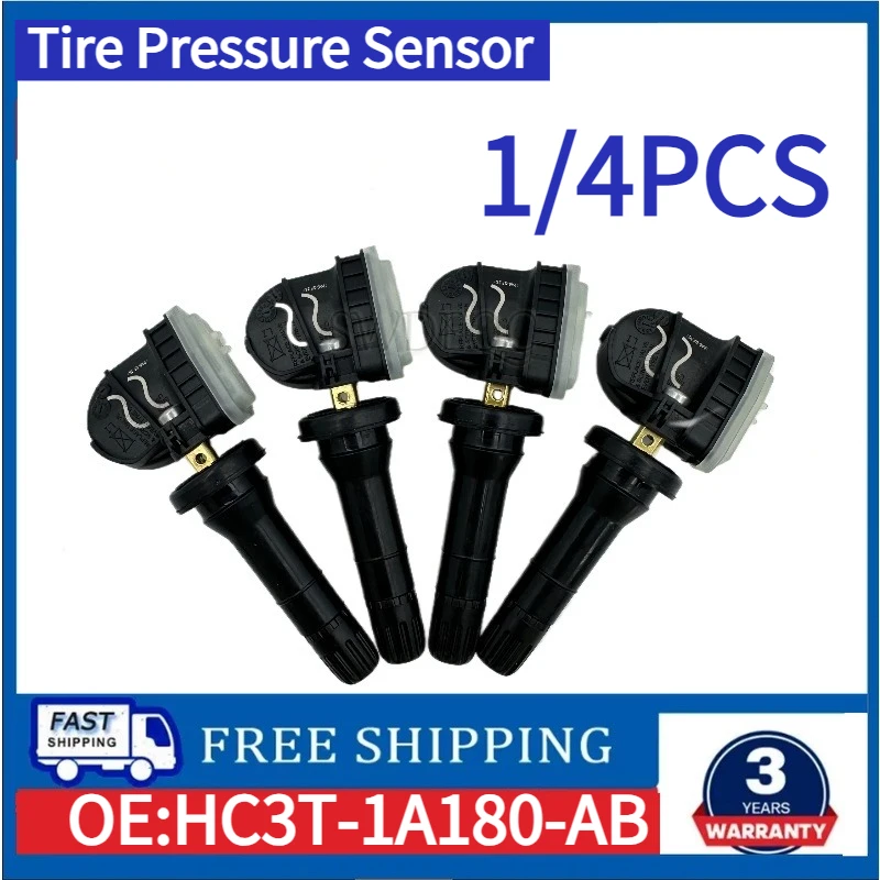 1/4PCS HC3T-1A180-AB 315MHZ Tire Pressure Sensor For Ford Fusion Ecosport Edge Explorer Fusion Transit Car TPMS F2GT-1A180-AB