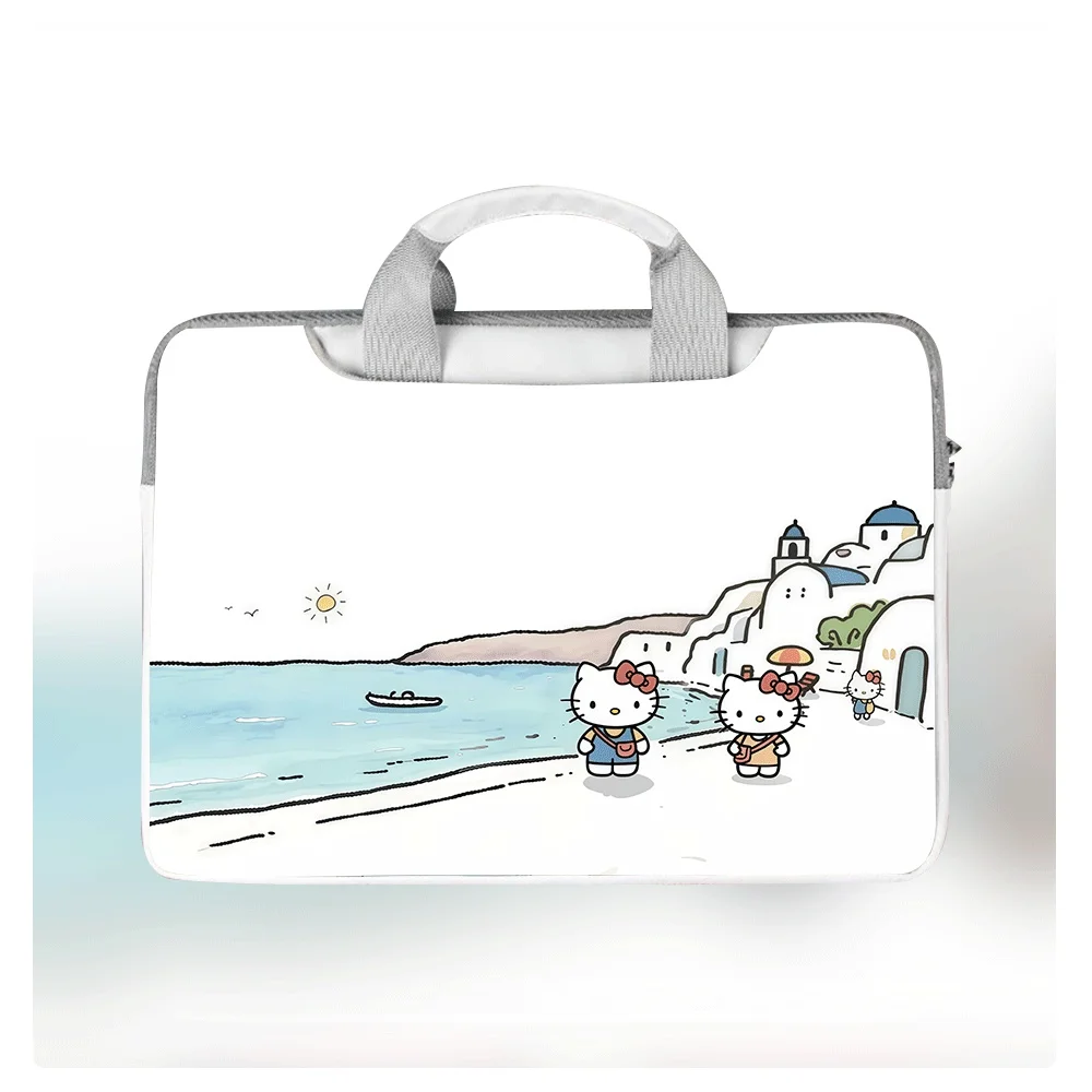 

Cute Hello Kitty Laptop Bag 12 13 14 15 16 Inch Shockproof Laptop Case Waterproof Storage Bag for Tablets IPad Learning Machine