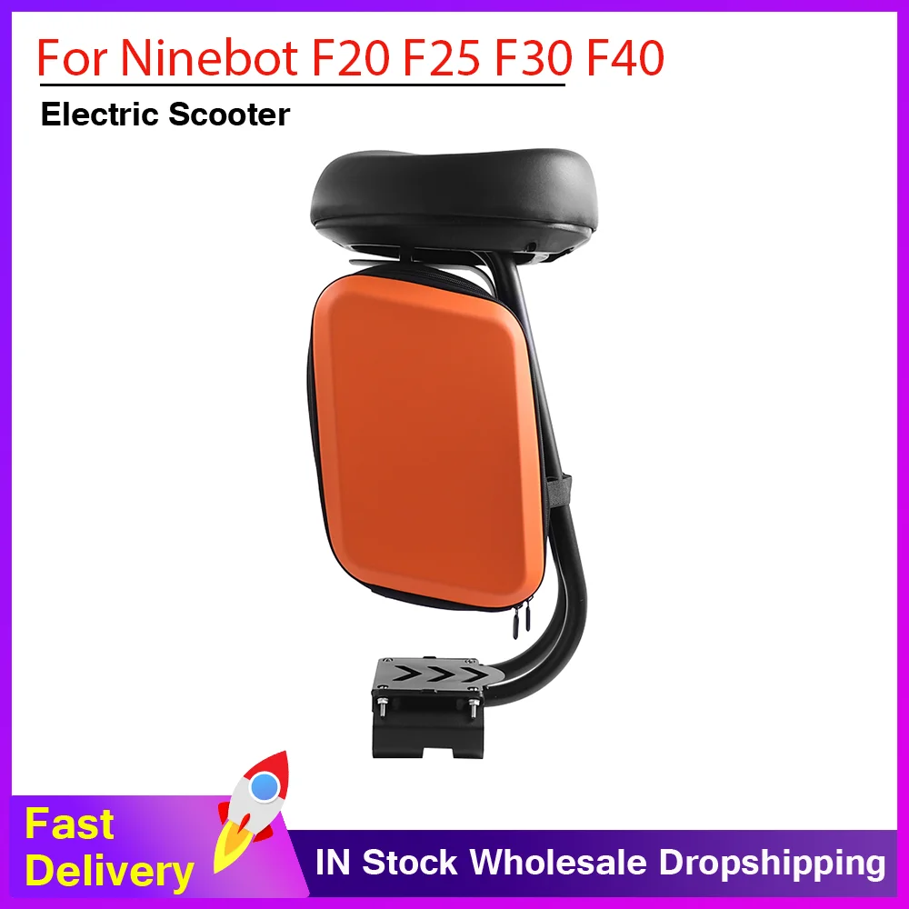 

Comfortable Soft Seat With Bag for Ninebot F20 F25 F30 F40 Electric Scooter Multifunctional Shock Absorbing Seat