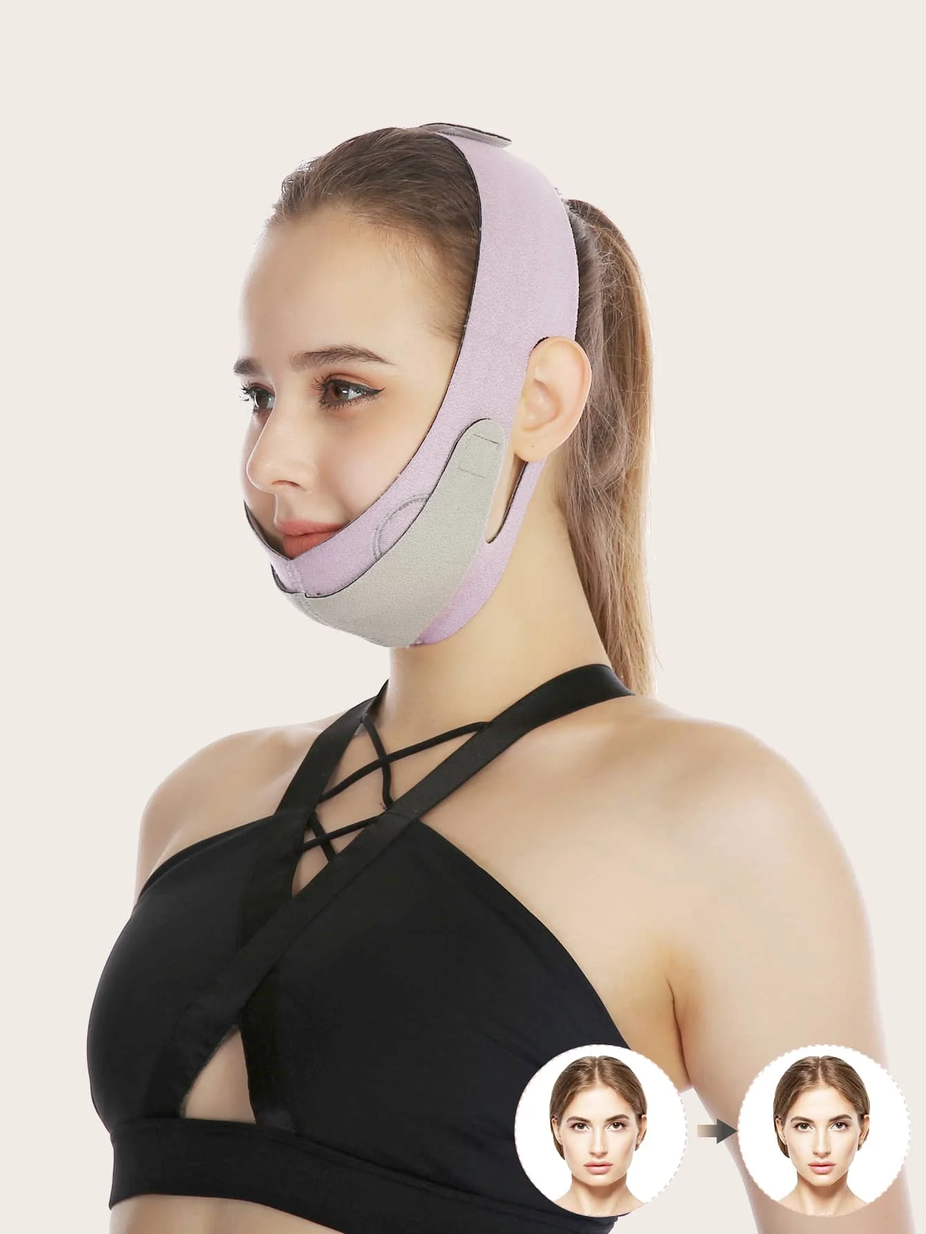 Thin face bandage, face mask lifting, tightening, anti sagging and slimming face strap