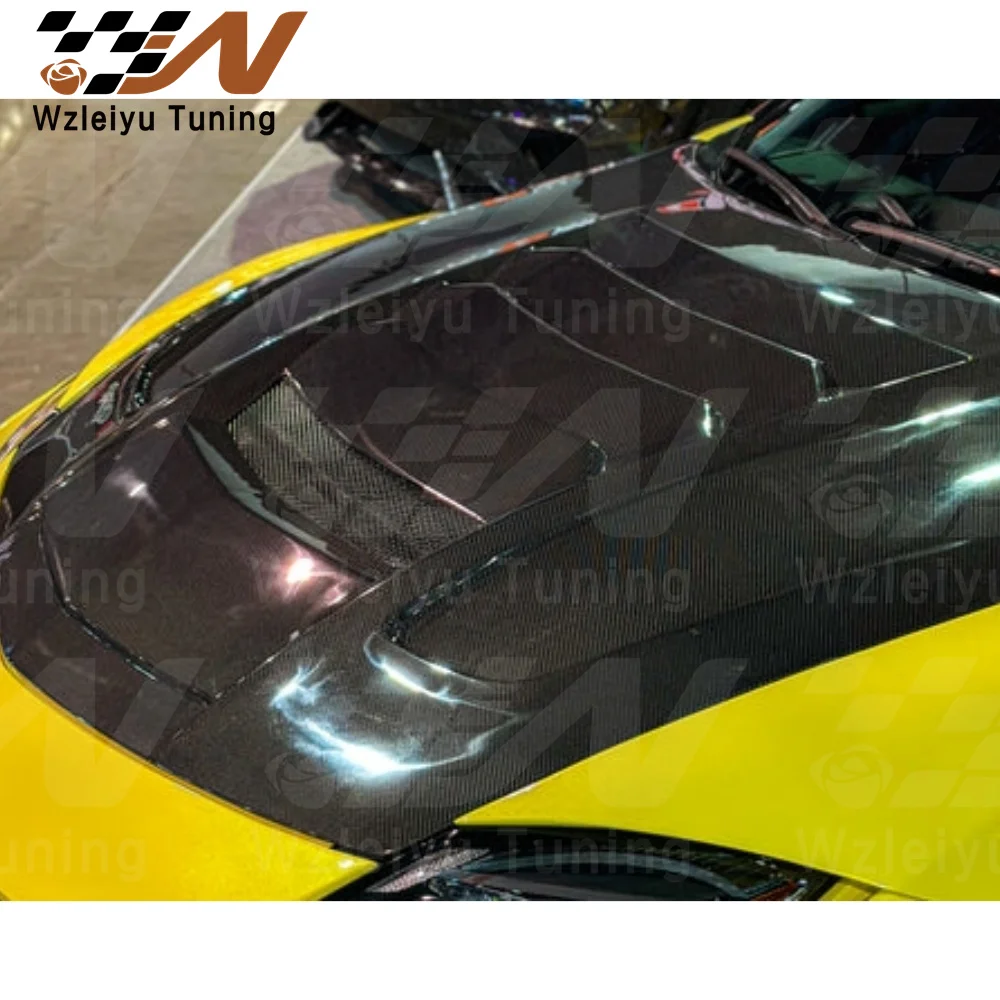 New Style Carbon Fiber Front Hood Bonnet Fit For Nissan 400Z RZ34 FZ 2023 High Quality Fitment