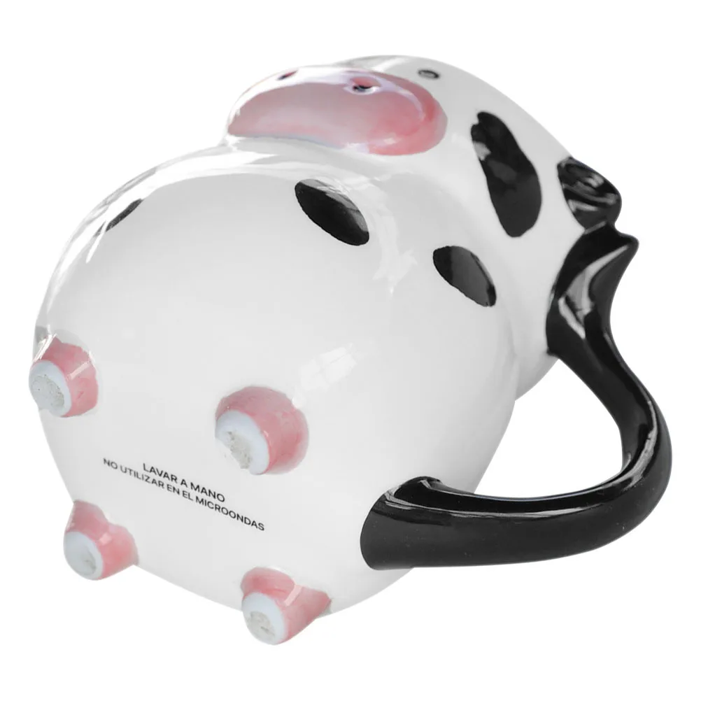 

Ceramic Cow Mug 3D Design Large Tea Cup Non Skid Feet Ideal for Women Office Decor Unique Gift Mugs for Women Cow Mugs