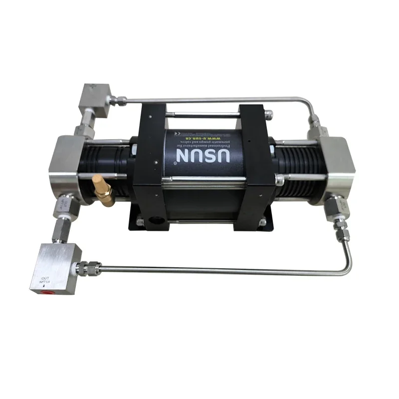 Ready to ship  USUN  Model:XBD30-OL 100-250 Bar Output Mini  Double action air driven oxygen clean gas  pump
