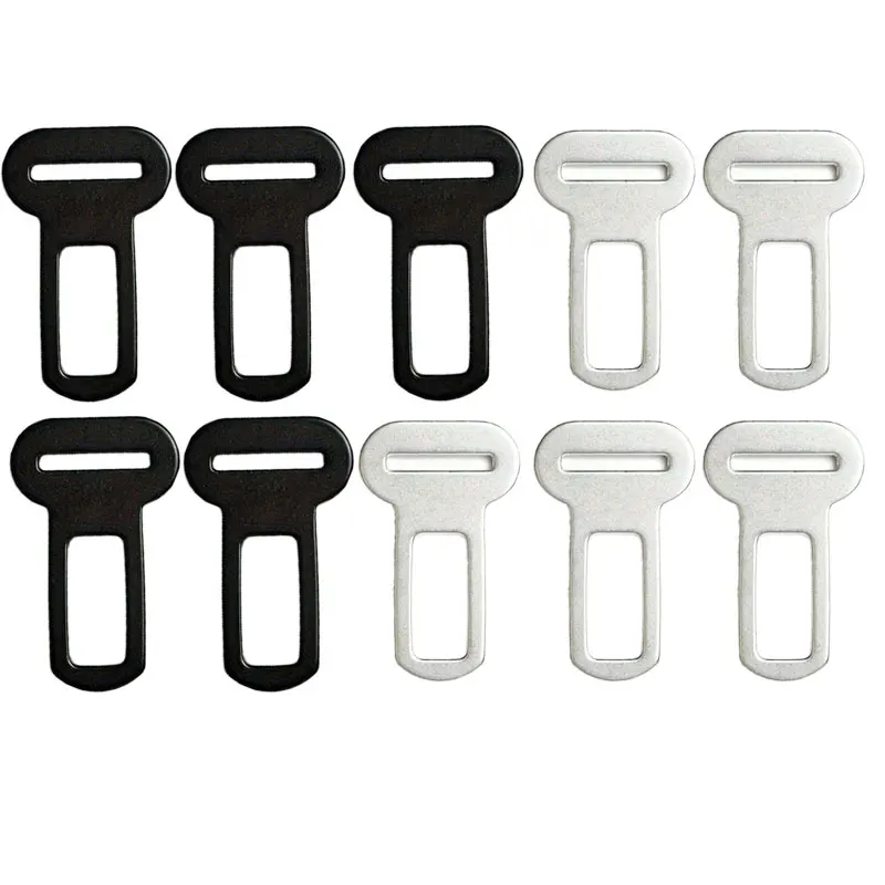 2/4/8/10 Stück Gurtadapter Metallclips für Haustierleinen, kompatibel mit LKW- und Autositzen, Metall-Sicherheitsgurtclip und Schnallenverschluss – Detail 10