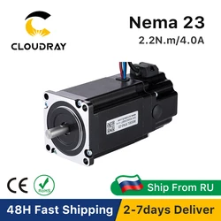 Nema 23 Stepper Motor 57mm 220Ncm 4A 2 Phase Stepper Motor with Brake 4-lead for 3D printer CNC Laser Grind Foam Plasma Cut
