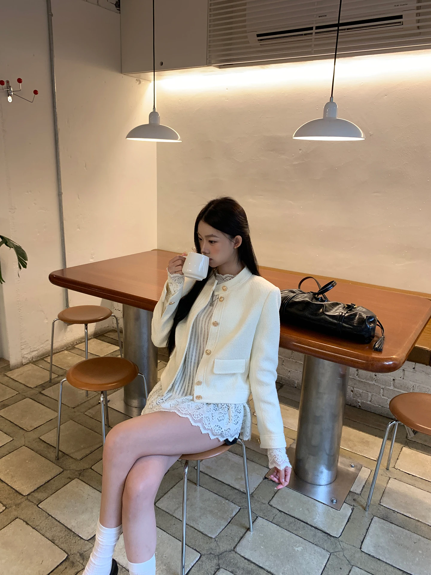 

Red Celebri Sle ort Стеганый Jaet Женский модный повседневный корейский топ для отдыха из полиэфирного волокна прямого кроя Long Sve