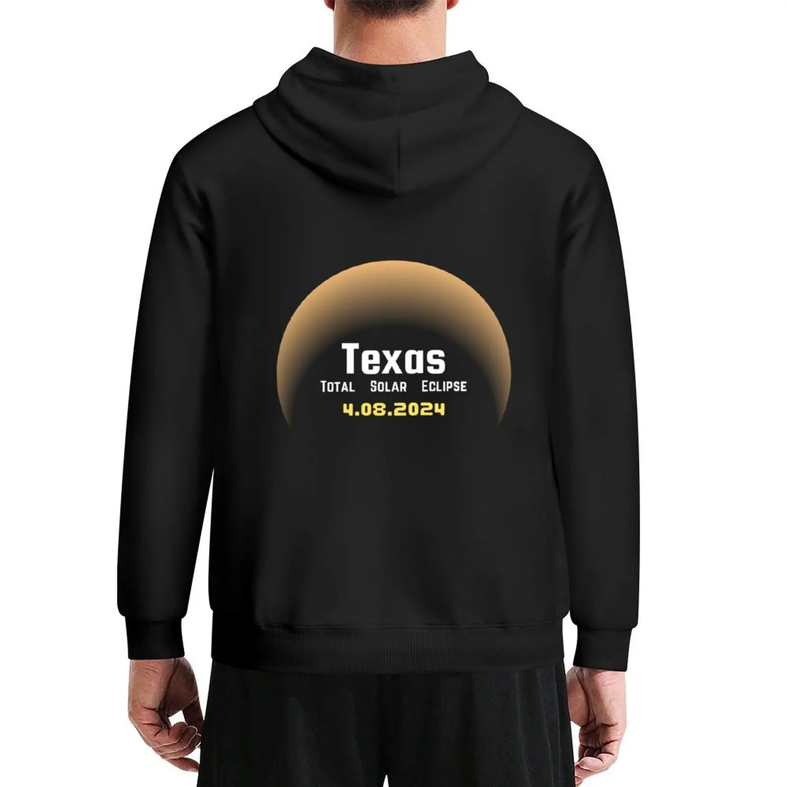 

total solar eclipse 2024 texas Hoodie blouse anime clothing mens designer clothes autumn jacket men hoodie man