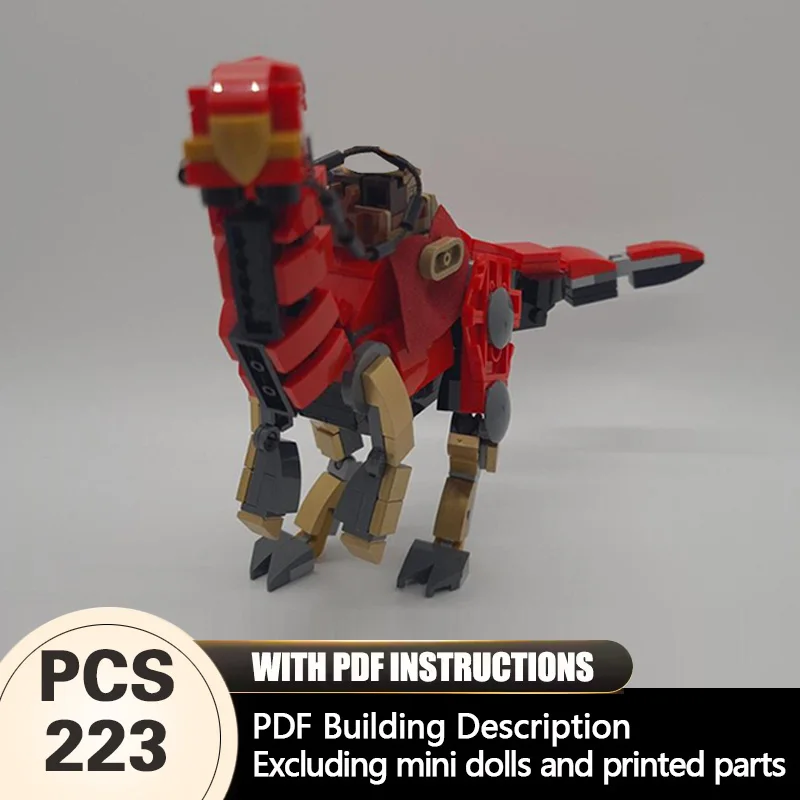 

Creators Animal Series Model MOC Building Bricks Parasaurolophus Modular Technology Gifts Holiday Assemble Children Toys Suit