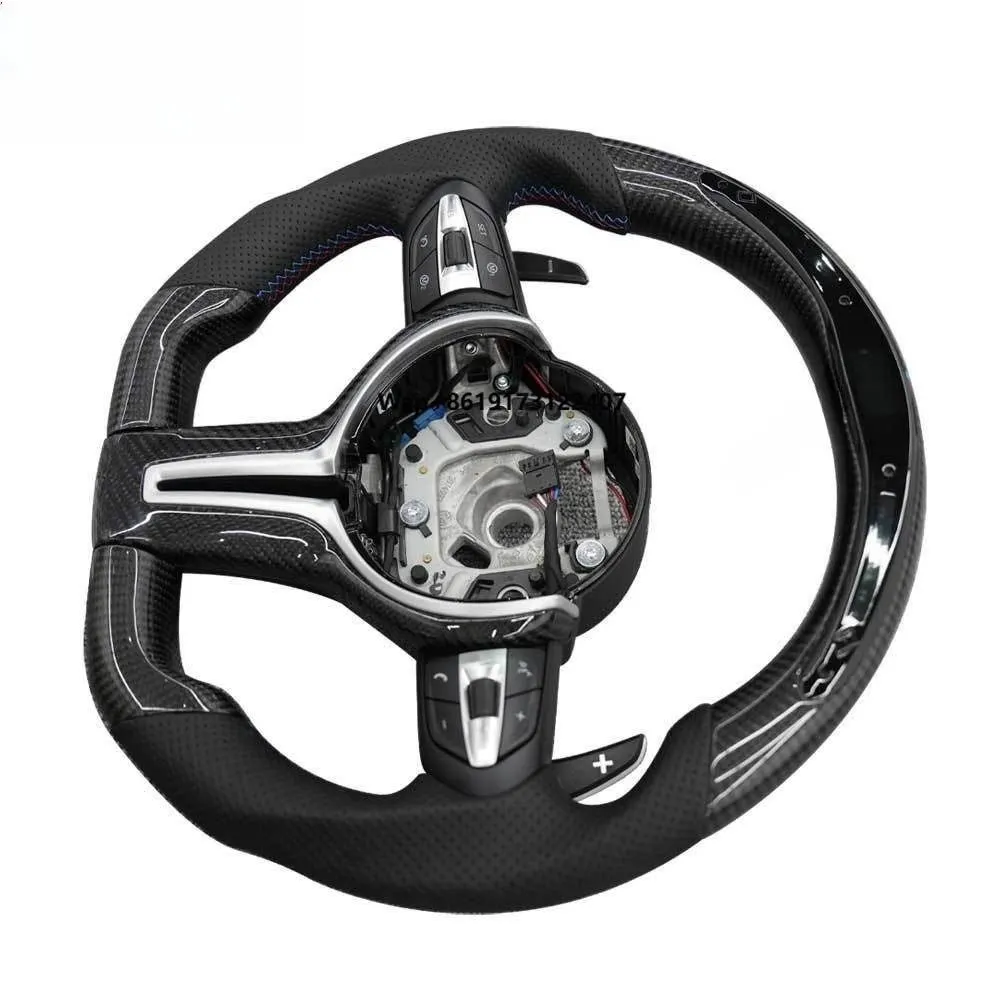 

LED Performance Carbon Fiber M3 F30 M4 F80 Car Steering Wheel Full Set