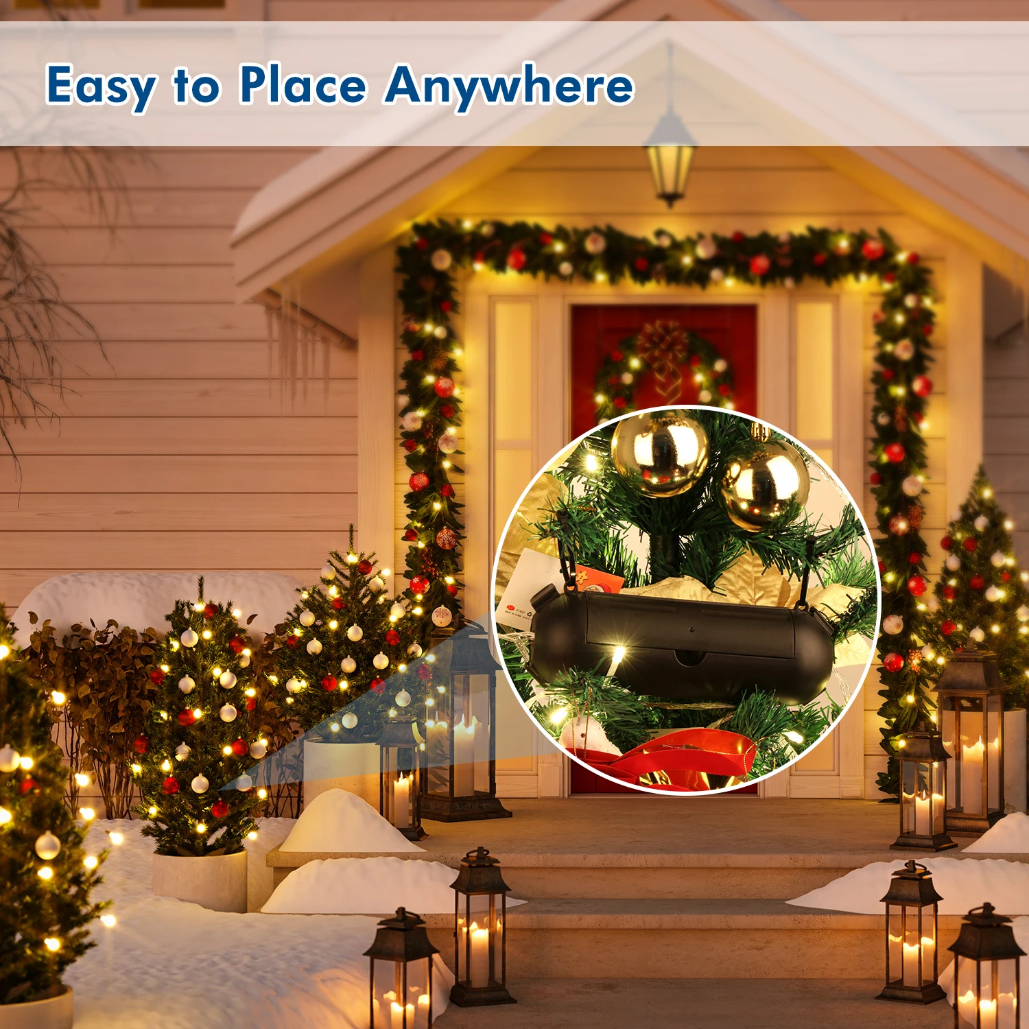 4 عبوات من صندوق توصيل خارجي صغير IP44 مقاوم للماء مع مزالج قابلة للقفل وفتحات تركيب