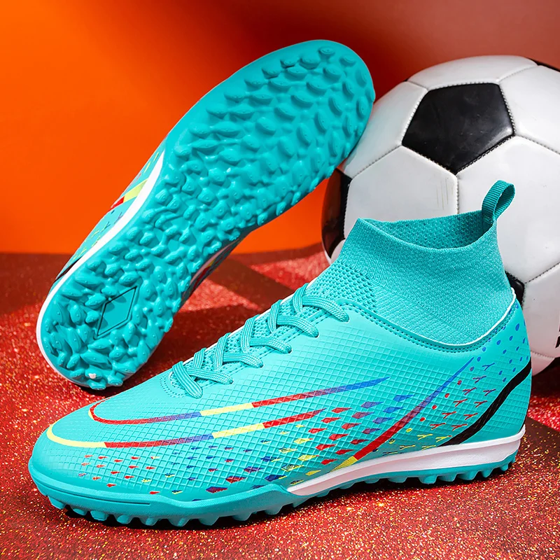 Crampon de terrain de football professionnel pour hommes et enfants, chaussures de football, chaussures de football, TF