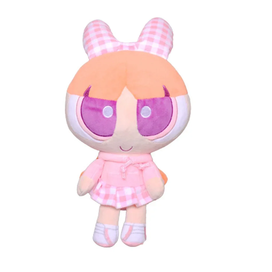 20cm Cartoon anime Powerpuff Girls Plush Toys Cute Blossom Buttercup Bubbles stuffed Plush dolls Gifts For Childr