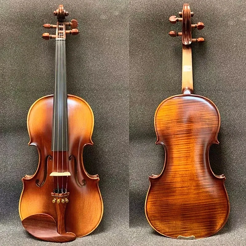 

Strad style SONG Maestro handcrafted 4/4 violin,a penetrating sound,good material and process#15049