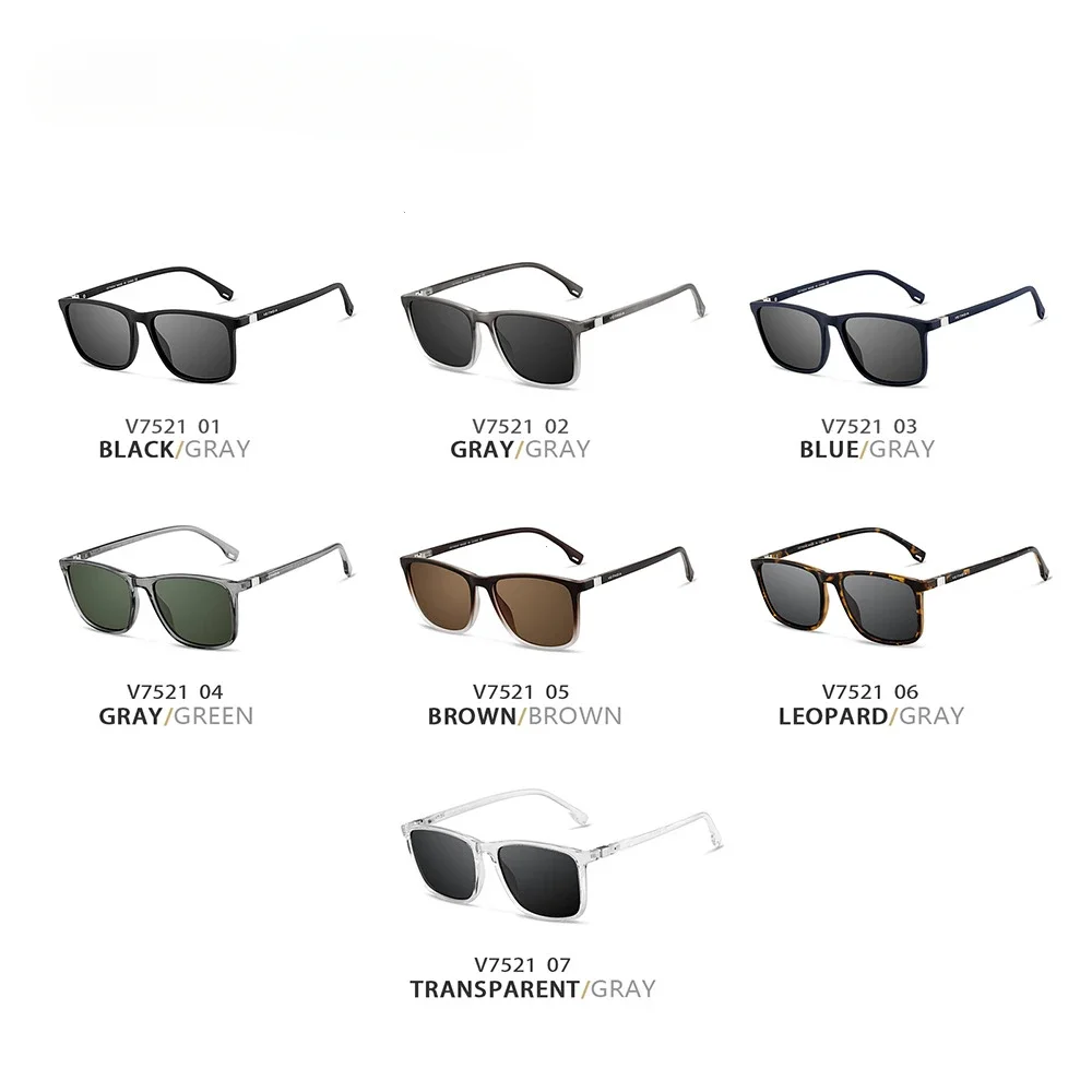 Nowe okulary przeciwsłoneczne unisex retro TR90 z polaryzacją i filtrem UV400, luksusowe okulary vintage dla kobiet i mężczyzn, rok 2025