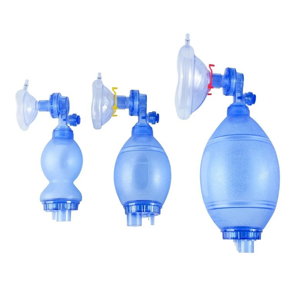 Artificial Resuscitator Emergency Ambu Bag Manual Resuscitator for First Aid Training Veterinary Device