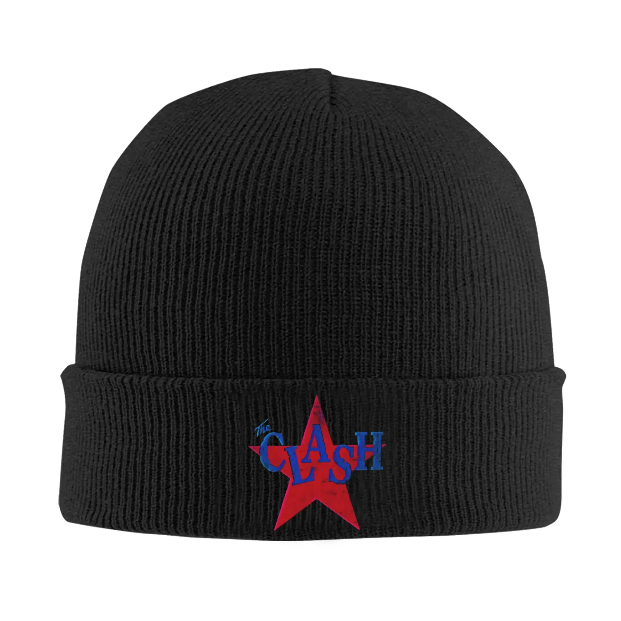 قبعة الكفة للجنسين The Clash Merch قبعات شتوية دافئة محبوكة Beanies Skullies #1