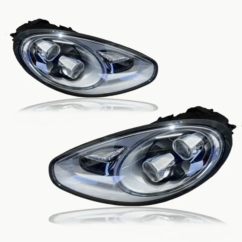 Para Panamera GTS 970 faro de matriz de alta configuración piezas de luz automática nuevo modelo de faro LED adaptable para coche