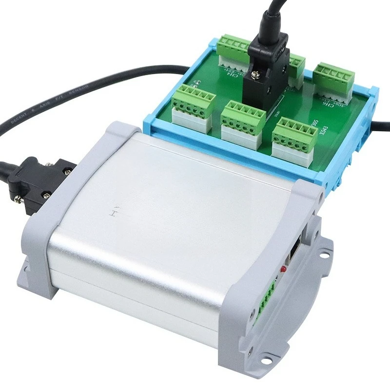 Six-channel acquisition real-time value peak all-in-one transmitter RS485 Ethernet communication load cell force measurement