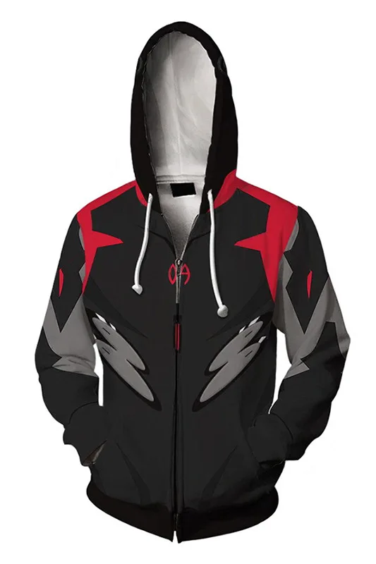 Anime EVA Ayanami Rei Asuka Langley Ikari Shinji 3D Coat hoodie Cosplay Costumes Unisex Clothing Halloween Sweater view 3