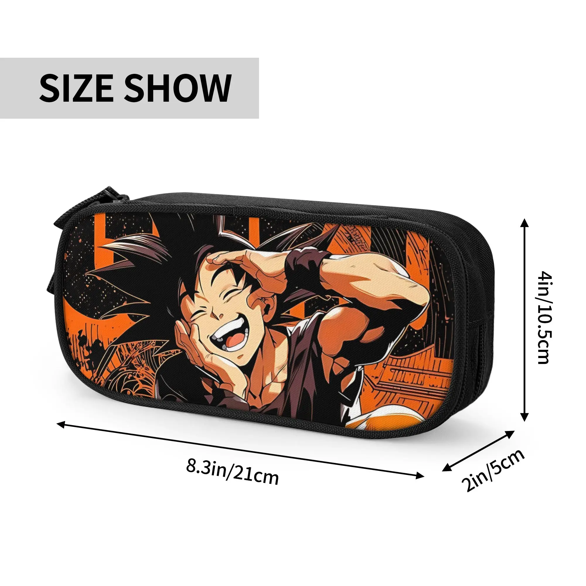 Custom Dragon Ball Super Saiyan Goku Large Capacity Bags for Child  School Pencil Bag for Boys Gilrs Kids