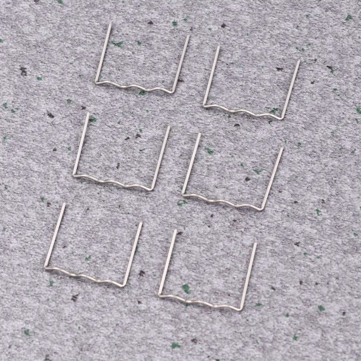 Happy Too.1000Pcs Hot Staple Repair Machine Plastic Welding Hot Stapler Auto Bumper Repair Pre Cut For All Cars Flat Angle