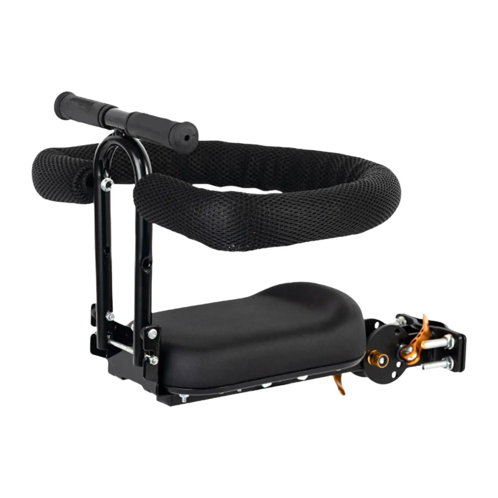 

Kids Bike Seat with Guardrail Front Mounted Convenient Assemble Portable for Parent Child Outdoor Activities Child Bikes Seat