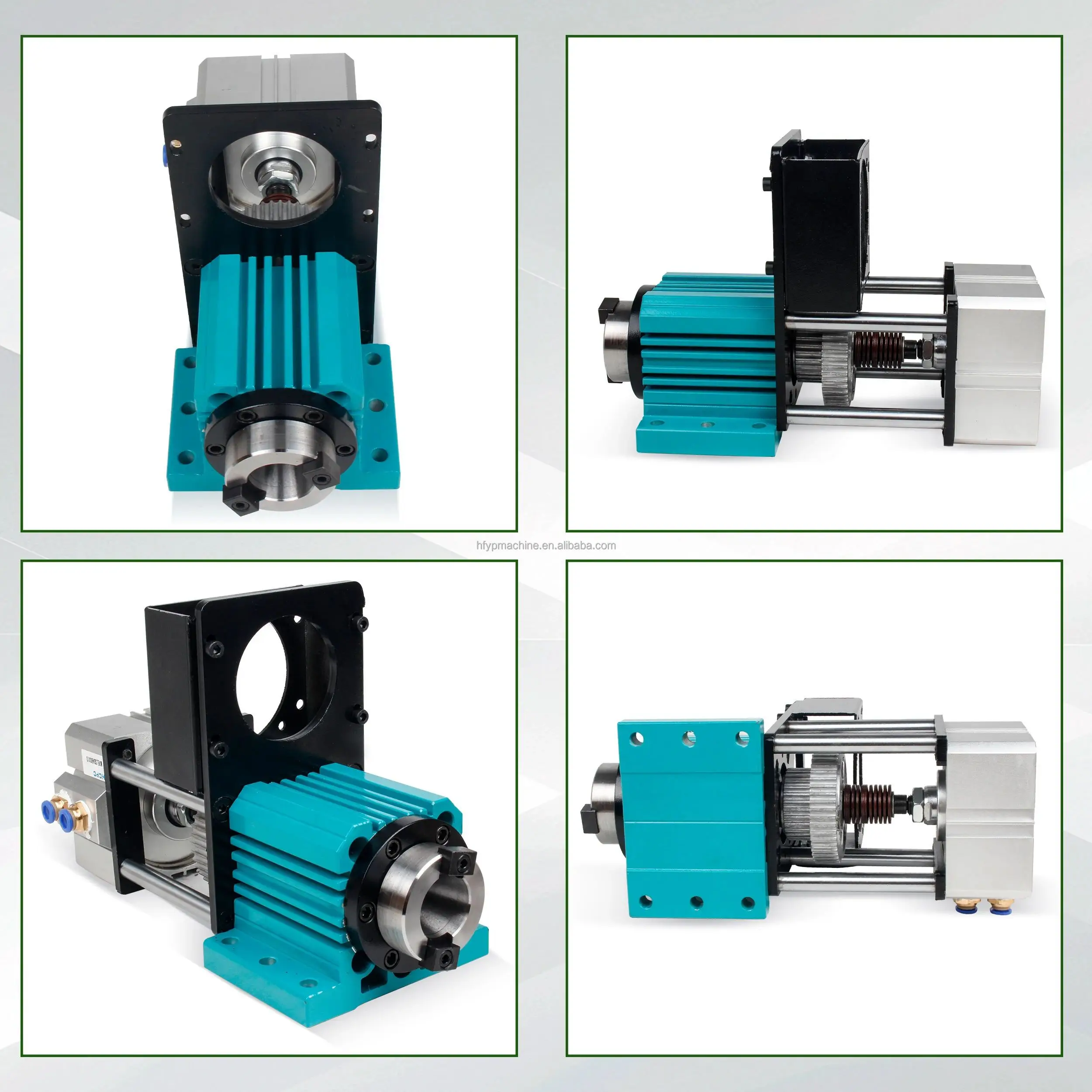 Unpowered Spindle Semi Automatic Tool Changing Spindle for Engraving Drilling Metal with Cylinder for Milling Drilling Boring