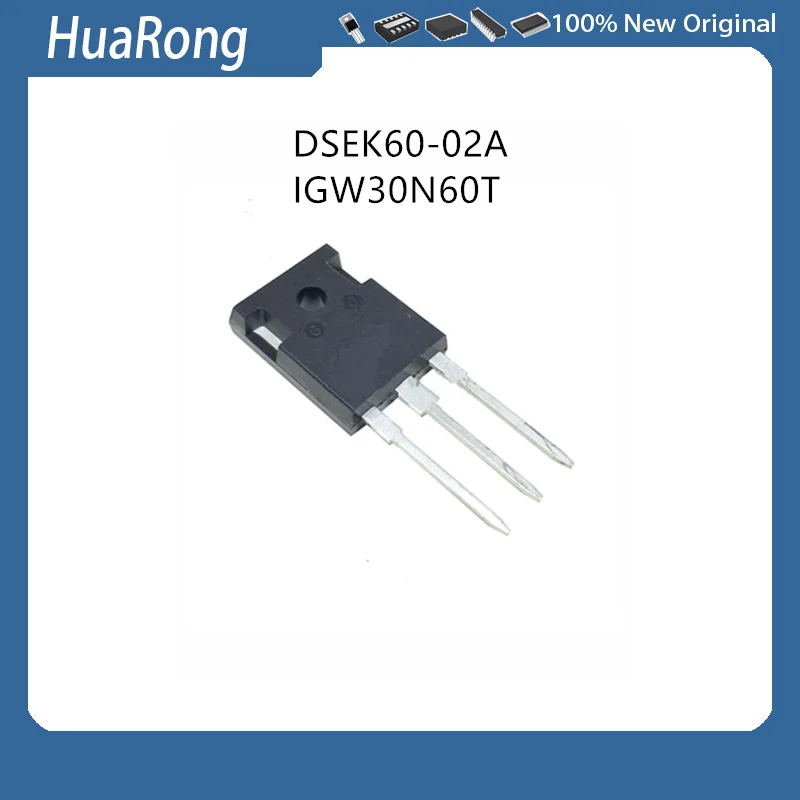 10Pcs/Lot  DSEK60-02A DSEK60   G30T60 G30N60 IGW30N60T  TO-247