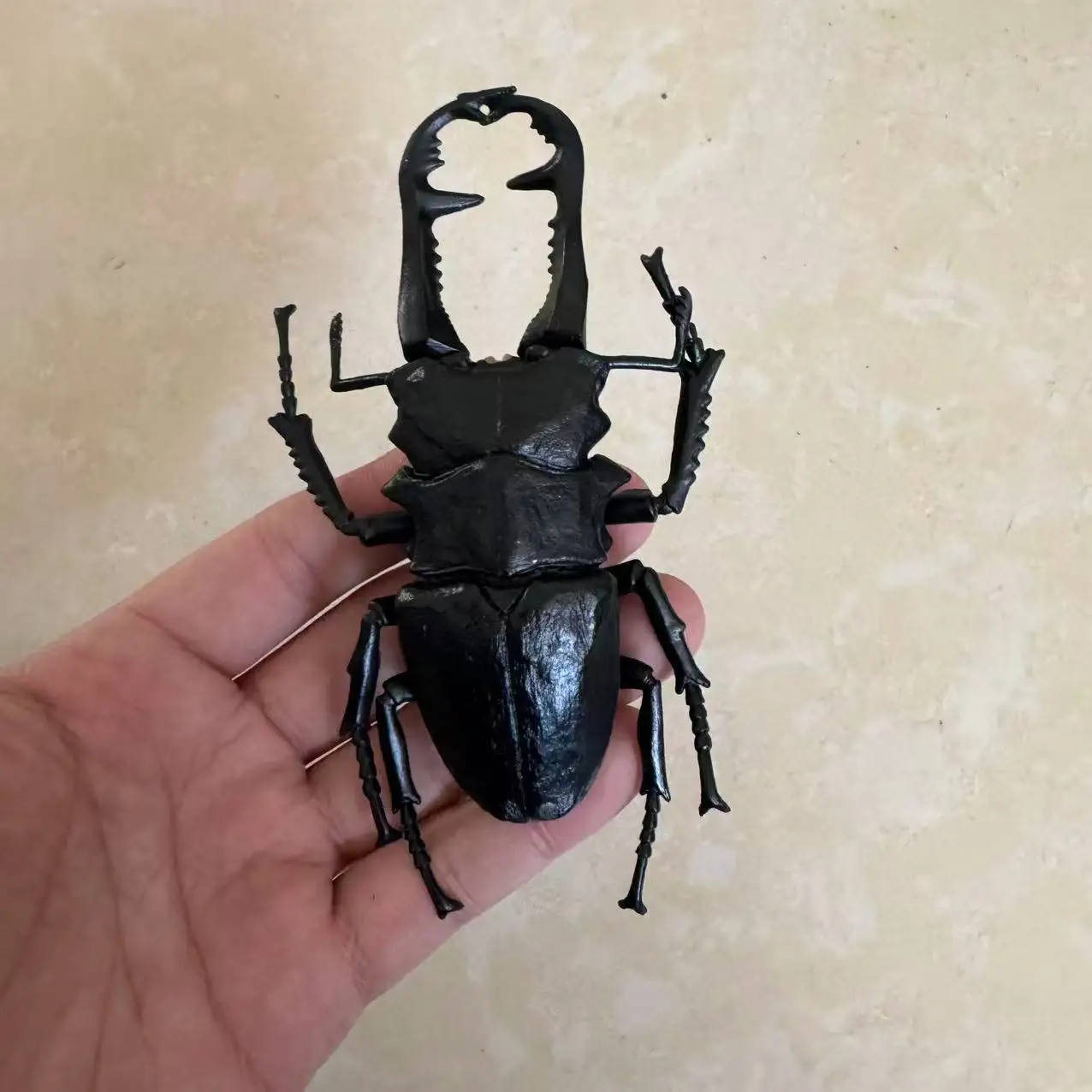 Biographical Analysis of Deer Antler Beetle and Claw Shaped Insect Beetle Gacha Simulation Animal Movable Joints Figure Toys