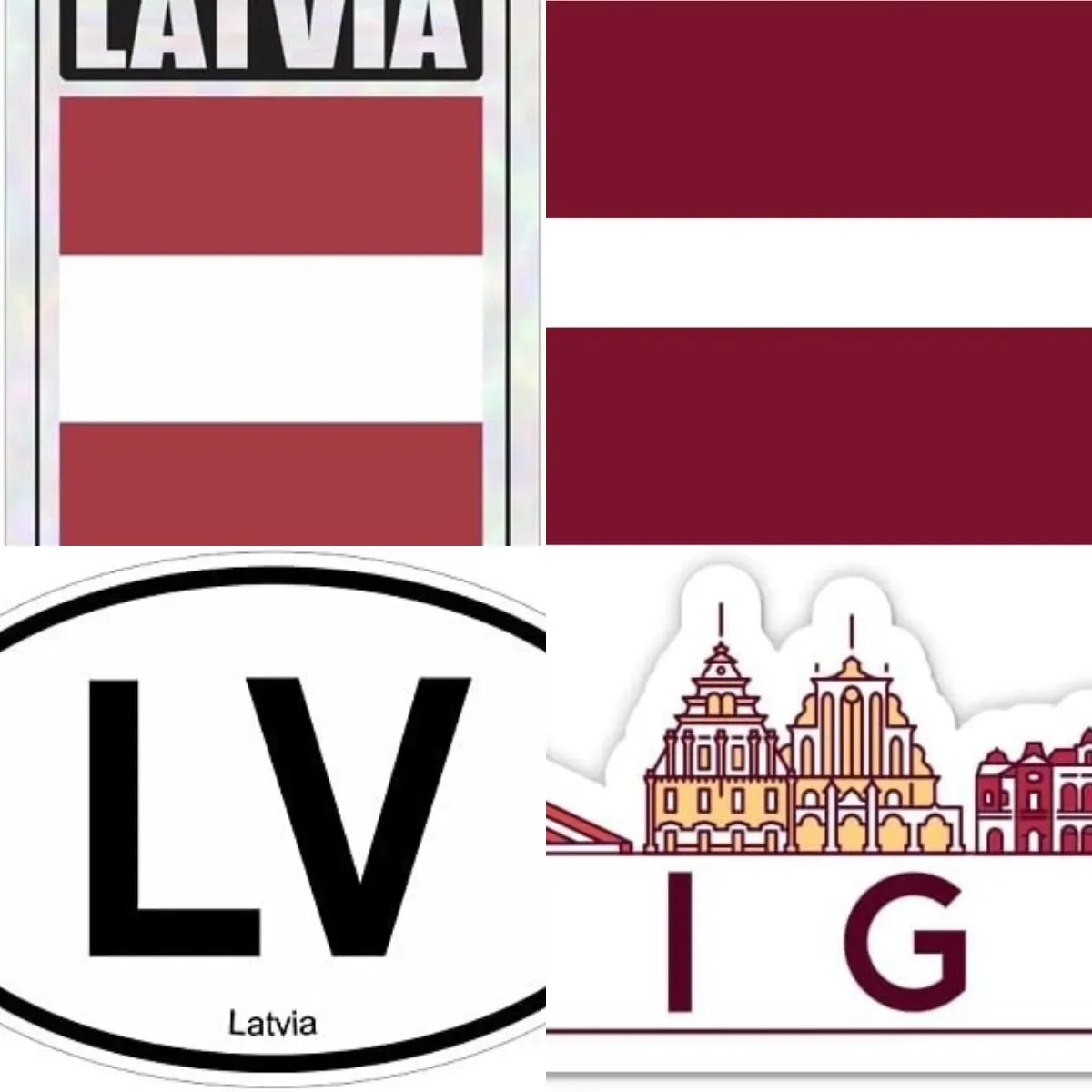 

Riga Latvia Vinyl Sticker Decal for Phone Laptop Water Bottle Waterproof Premium Quality Stickers