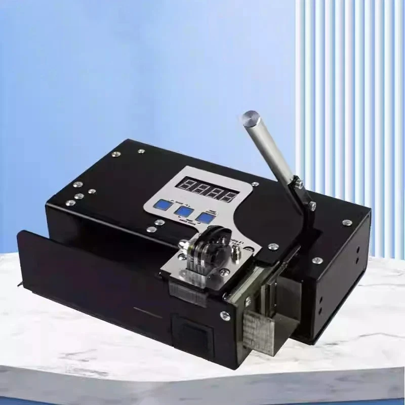 NewElectric Double Coil Various Ring Cutting Machine Special Equipment for Loose Leaf Strip Processing Coil Ring Material Cutter