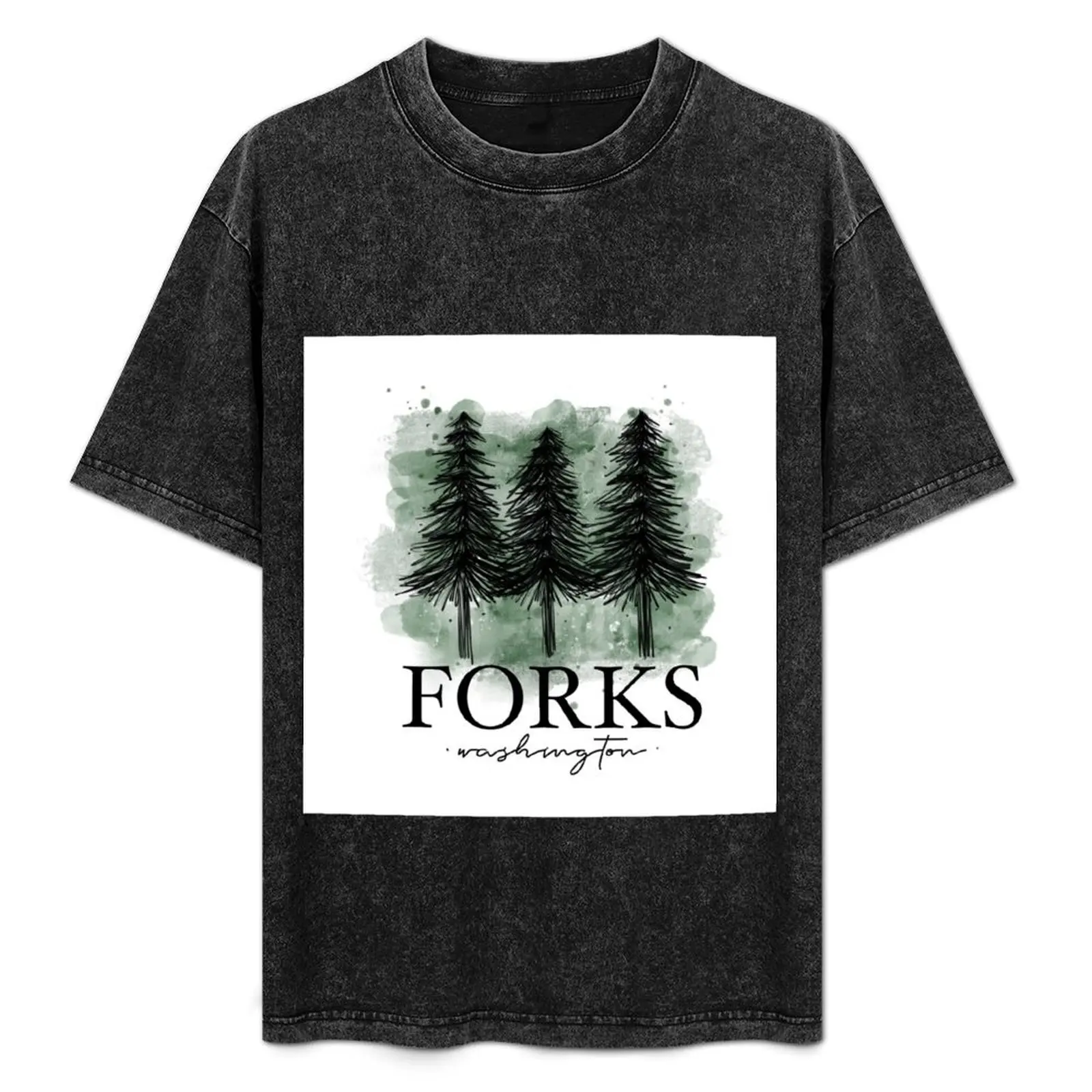 

Forks T-Shirt Quick Dry Sports Short Sleeve Tee