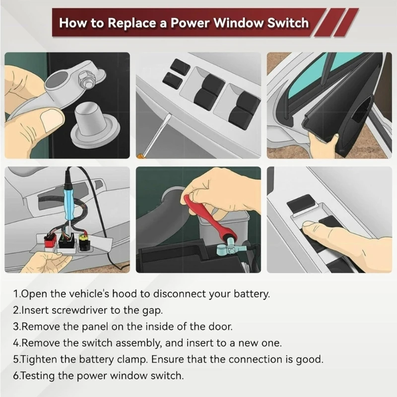 Window Control for 2 2008 DF80-66-350A DF8066350A Auto Accessory Drop Shipping